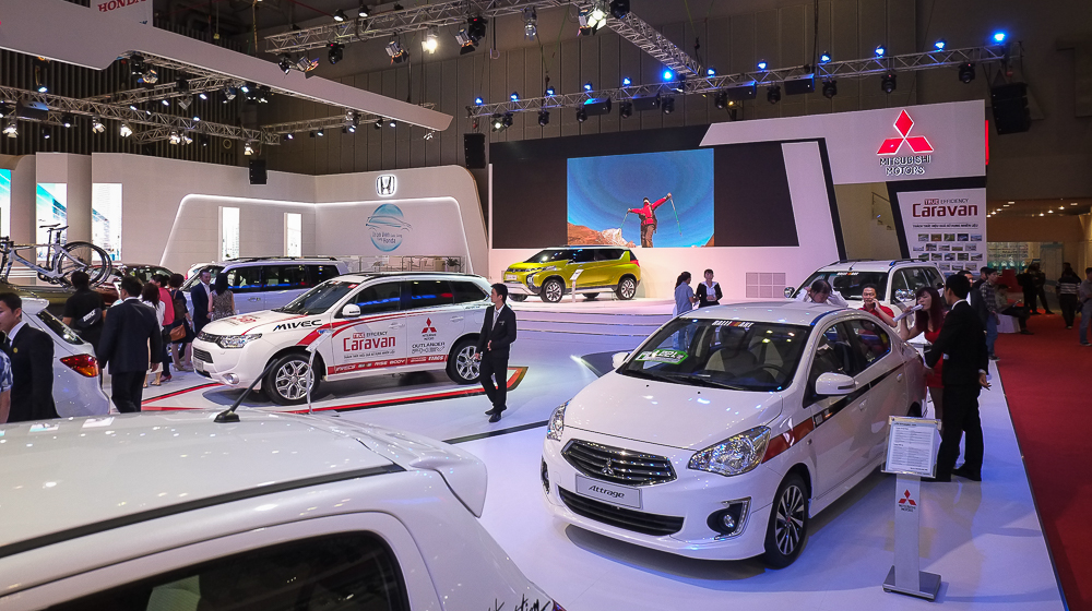 Ấn tượng gian hàng Mitsubishi tại VMS 2015 
