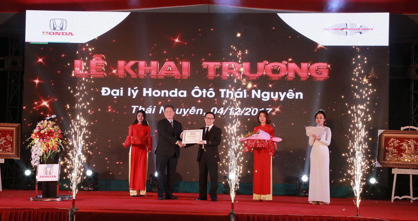 Honda Việt Nam khai trương Đại lý Ôtô Thái Nguyên 