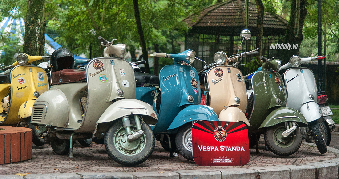 Hàng trăm xe Vespa cổ, độc và lạ cùng quy tụ về Hà Nội 