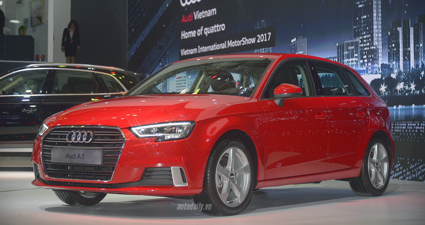 Audi A3 Sportback 2017 ra mắt tại Việt Nam, giá từ 1,55 tỷ đồng 