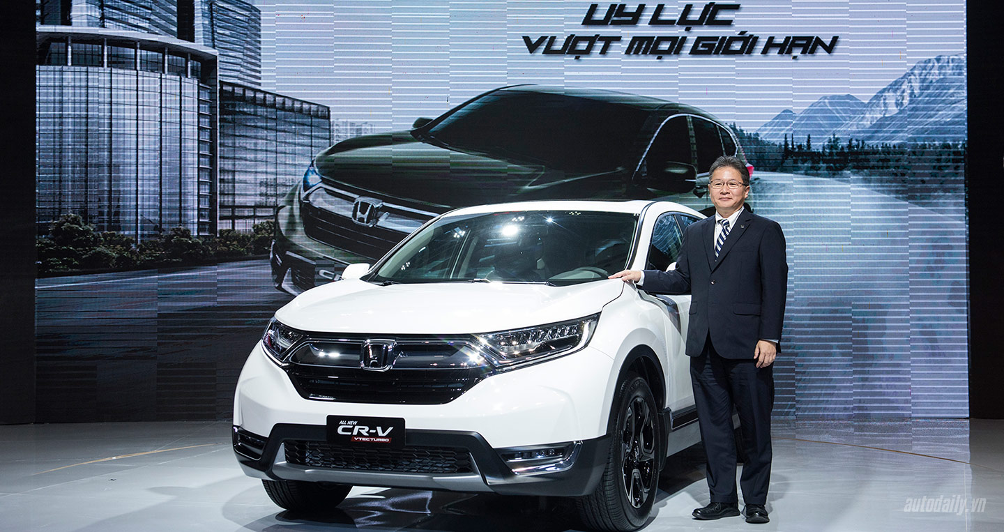 Giá “lăn bánh” của Honda CR-V 5+2 2017 là bao nhiêu? 