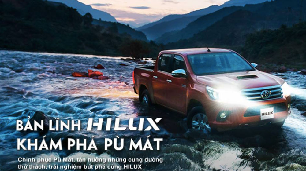 Toyota Hilux thử “bản lĩnh” tại Pù Mát 