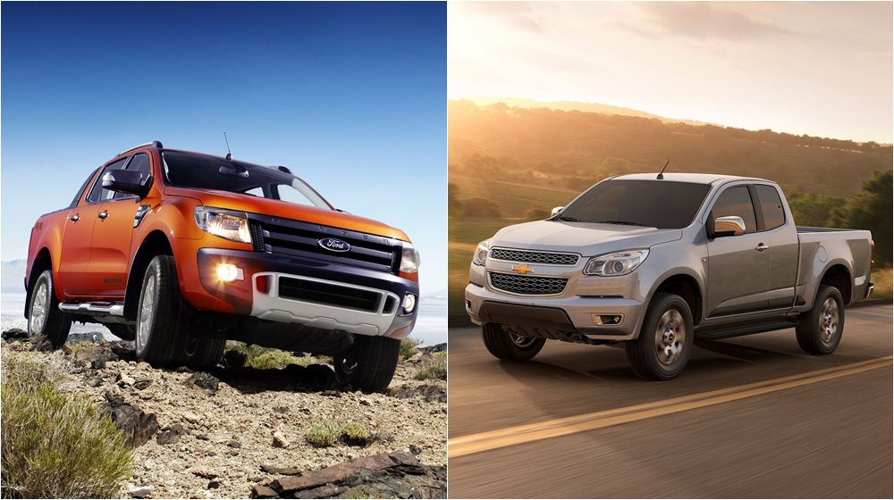 Chọn xe bán tải Ford Ranger hay Chevrolet Colorado? 