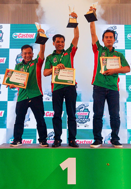 Việt Nam vô địch cuộc thi “Thợ máy Castrol khu vực châu Á – Thái Bình Dương 2017” 